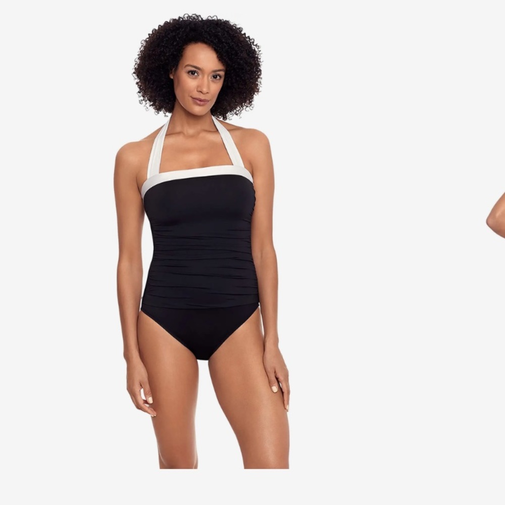 Bel Air Shirred Bandeau One-Piece, Ralph Lauren Swim
